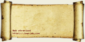 Nadja Perić vizit kartica